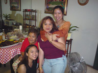 Priscilla, Mom, Cees and Malou